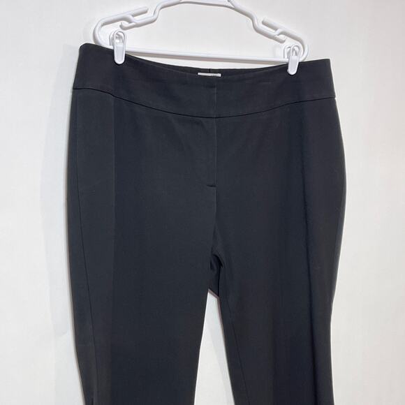 Halogen Pants Womens Plus 16W Black Straight Leg Stretchy Chino Trousers 40x33 - Picture 4 of 10